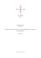 prikaz prve stranice dokumenta Međunarodna trgovinska razmjena Republike Hrvatske s državama članicama Europske unije