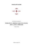 prikaz prve stranice dokumenta Stabilizacija i uređenje usjeka na lokalnoj cesti LC 26140 u Križevcima