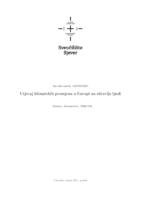 prikaz prve stranice dokumenta Utjecaj klimatskih promjena u Europi na zdravlje ljudi