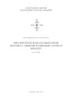 prikaz prve stranice dokumenta Specifičnosti rada patronažnih sestara u vrijeme pandemije Covid-19 bolesti