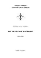 prikaz prve stranice dokumenta Moć oglašavanja na Internetu