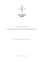 prikaz prve stranice dokumenta Organizacija ekološki učinkovitih logističkih procesa