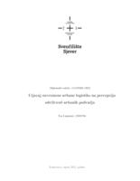 prikaz prve stranice dokumenta Utjecaj suvremene urbane logistike na percepciju održivosti urbanih područja