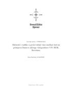 prikaz prve stranice dokumenta Sličnosti i razlike u proizvodnji vina muškat žuti na primjeru članova udruge vinogradara "VIVA-BER" Beretinec