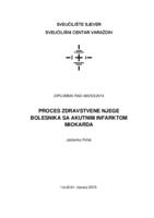 prikaz prve stranice dokumenta Proces zdravstvene njege bolesnika sa akutnim infarktom miokarda