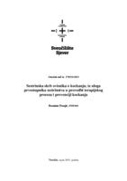 prikaz prve stranice dokumenta Sestrinska skrb ovisnika o kockanju, te provedba terapijskog procesa i prevencije kockanja