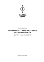 prikaz prve stranice dokumenta Diskriminacija i nasilje na osnovi spolne orijentacije