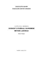 prikaz prve stranice dokumenta Ovisnost o pušenju i suvremene metode liječenja