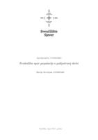 prikaz prve stranice dokumenta Predodžbe opće populacije o palijativnoj skrbi