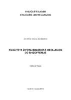 prikaz prve stranice dokumenta Kvaliteta života osobe oboljele od shizofrenije