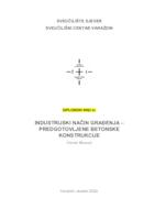 prikaz prve stranice dokumenta Industrijski način građenja - predgotovljene betonske konstrukcije