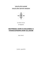 prikaz prve stranice dokumenta Sestrinska skrb za bolesnika s kraniocerebralnom ozljedom