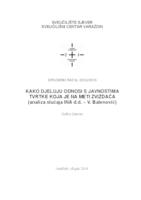 prikaz prve stranice dokumenta Kako djeluju odnosi s javnostima tvrtke koja je na meti zviždača (analiza slučaja Ina d.d. - V. Balenović)