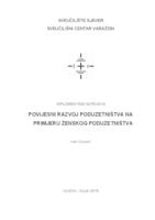 prikaz prve stranice dokumenta Povijesni razvoj poduzetništva na primjeru ženskog poduzetništva