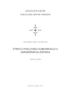 prikaz prve stranice dokumenta Stres u poslovnoj komunikaciji u Varaždinskoj županiji