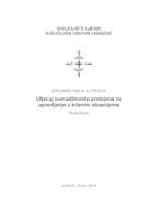 prikaz prve stranice dokumenta Utjecaj menadžmenta promjena na upravljanje u kriznim situacijama