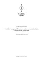 prikaz prve stranice dokumenta Učestalost samopregleda kao preventivne metode raka dojke kod žena mlađe životne dobi