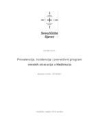 prikaz prve stranice dokumenta Prevalencija, incidencija i preventivni program venskih ulceracija u Međimurju