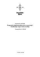 prikaz prve stranice dokumenta Programska implementacija sustava za praćenje i vizualizaciju stanja i statusa uređaja baziranih na Arduino platformi