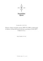 prikaz prve stranice dokumenta Mjesto i uloga europske norme HRN EN 1090 u osiguranju kvalitete strojarskih konstrukcija na primjeru firme RŽV Čakovec d.o.o.