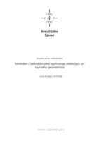 prikaz prve stranice dokumenta Terenska i laboratorijska ispitivanja materijala pri izgradnji prometnica