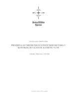 prikaz prve stranice dokumenta Primjena suvremenih statističkih metoda u kontroli kvalitete kamene vune