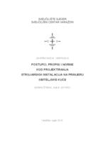 prikaz prve stranice dokumenta Postupci, propisi i norme kod projektiranja strojarskih instalacija na primjeru obiteljske kuće