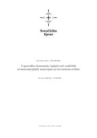 prikaz prve stranice dokumenta Usporedba ekonomske isplativosti različitih termoizolacijskih materijala na hrvatskom tržištu