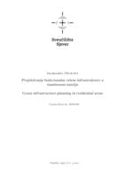 prikaz prve stranice dokumenta Projektiranje funcionalne zelene infrastrukture u stambenom naselju