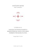 prikaz prve stranice dokumenta Sanacija cestovnog klizišta i rekonstrukcija trupa ceste kroz primjenu programa "Plateia"