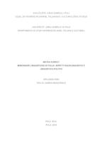 prikaz prve stranice dokumenta Manjine u Italiji: sociolingvistički i lingvističko-politički čimbenici/ Minoranze linguistiche in Italia: aspetti sociolinguistici e linguistico-politici