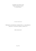 prikaz prve stranice dokumenta Primjena internog marketinga u gradskom društvu Crvenoga križa Vinkovci