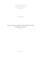 prikaz prve stranice dokumenta Institucionalne odrednice privlačenja izravnih inozemnih ulaganja