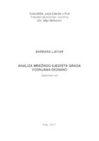 prikaz prve stranice dokumenta Analiza mrežnog sjedišta grada Vodnjana - Dignano