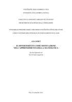 prikaz prve stranice dokumenta Il divertimento come motivazione nell apprendimento della matematica