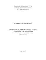 prikaz prve stranice dokumenta Uvođenje sustava upravljanja odnosima s korisnicima