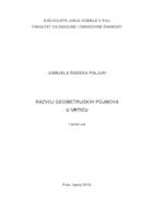 prikaz prve stranice dokumenta Razvoj geometrijskih pojmova u vrtiću