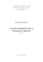 prikaz prve stranice dokumenta Globalni marketing u poduzeću Inditex