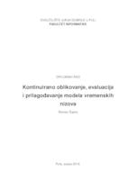 prikaz prve stranice dokumenta Kontinuirano oblikovanje, evaluacija i prilagođavanje modela vremenskih nizova