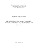 prikaz prve stranice dokumenta Računovodstveni obuhvat prihoda i rashoda poduzeća Valamar Riviera d.d