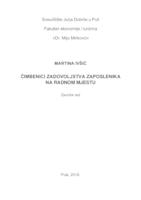 prikaz prve stranice dokumenta Čimbenici zadovoljstva zaposlenika na radnom mjestu