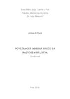 prikaz prve stranice dokumenta Povezanost indeksa sreće s razvojem društva