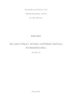 prikaz prve stranice dokumenta Williams Stanley Jevons i doprinos razvoju ekonomske misli