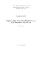 prikaz prve stranice dokumenta Tržišna moć hrvatskih proizvođača suhomesnatih proizvoda