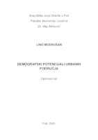 prikaz prve stranice dokumenta Demografski potencijali urbanih područja