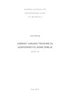 prikaz prve stranice dokumenta Važnost vanjske trgovine za gospodarstvo jedne zemlje