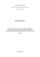 prikaz prve stranice dokumenta Utjecaj poznavanja engleskog jezika u izgradnji poslovnih informatičkih sustava