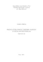 prikaz prve stranice dokumenta RAZVOJ POSLOVNOG TURIZMA I NJEGOV UTJECAJ NA DESTINACIJU