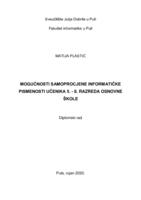 prikaz prve stranice dokumenta Mogućnosti samoprocjene informatičke pismenosti učenika 5. - 8. razreda osnovne škole