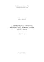 prikaz prve stranice dokumenta Uloga bontona u korištenju informacijsko - komunikacijske tehnologije